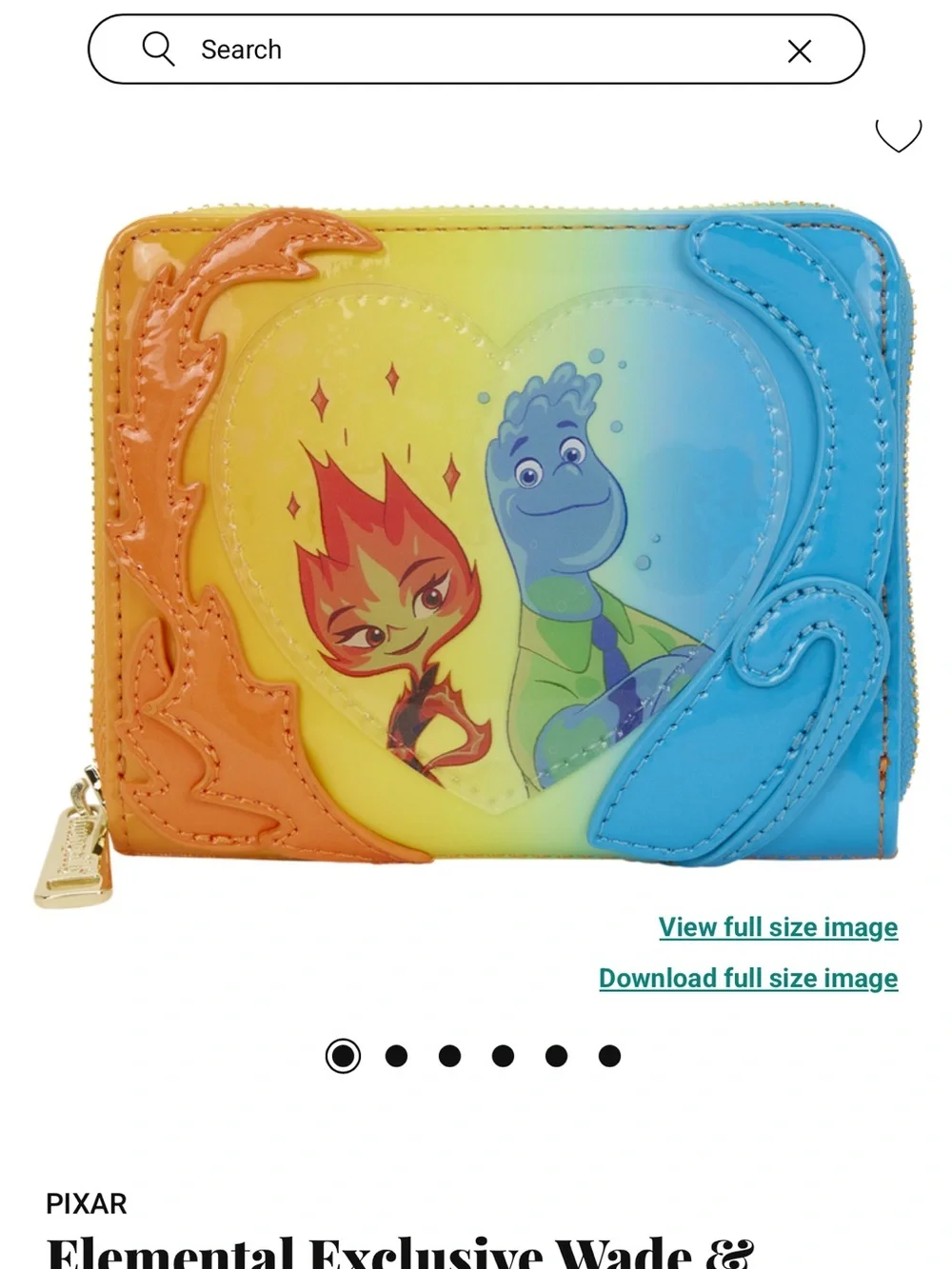 Loungefly Elemental Exclusive Wade & Ember Ombre Mini Backpack & Wallet